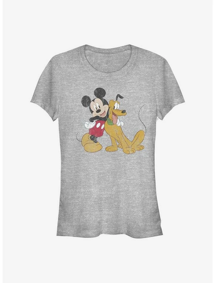 Deals ๐งจ Disney Mickey Mouse Mickey And Pluto ๐ง Girls T-Shirt ๐ฏ