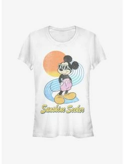 Brand new 🎉 Disney Mickey Mouse Sunshine Seeker 👧 Girls T-Shirt ✔️