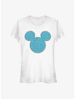New 🎁 Disney Mickey Mouse Mickey Americana Paisley 👧 Girls T-Shirt 🤩