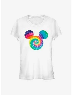 Flash Sale 🎁 Disney Mickey Mouse Mickey Tie Dye Fill 👧 Girls T-Shirt ⌛