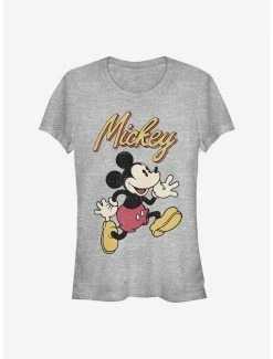 Discount 😉 Disney Mickey Mouse Vintage Mickey 👧 Girls T-Shirt 😀
