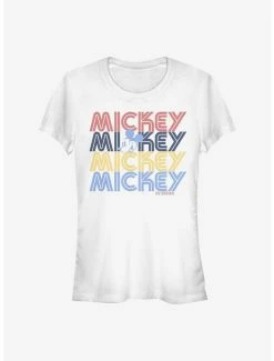 Deals ✨ Disney Mickey Mouse Retro Stack 👧 Girls T-Shirt 🎁