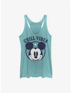 Cheapest 🔔 Disney Mickey Mouse Chill Vibes 👧 Girls Tank 🧨