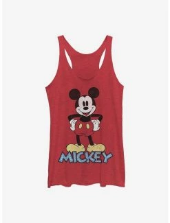 Best Pirce 😍 Disney Mickey Mouse 90's Mickey 👧 Girls Tank 👍