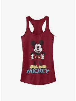 New ✨ Disney Mickey Mouse 90's Mickey 👧 Girls Tank ✔️