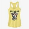 Discount ⌛ Disney Mickey Mouse Explore Mickey Travel 👧 Girls Tank 🌟