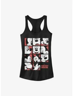 Best deal 👍 Disney Mickey Mouse Mickey Mouse Expression Grid 👧 Girls Tank 🎉