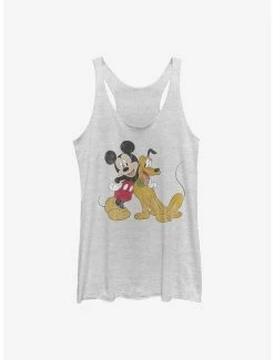 Budget 🌟 Disney Mickey Mouse Mickey And Pluto 👧 Girls Tank ✨