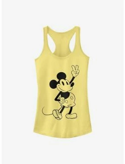 Coupon 🎁 Disney Mickey Mouse Simple Mickey Outline 👧 Girls Tank ❤️