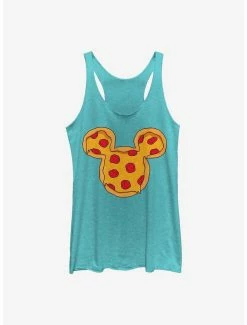 New 🔥 Disney Mickey Mouse Mickey Pizza Ears 👧 Girls Tank 🛒