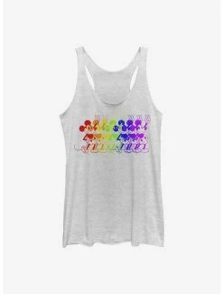 Brand new ⌛ Disney Mickey Mouse Rainbow Mouse 👧 Girls Tank 🌟