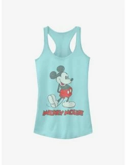 Best Sale 😉 Disney Mickey Mouse Vintage Mickey 👧 Girls Tank 🧨