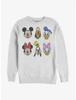 Budget 🔥 Disney Mickey Mouse Always Trending Stack Crew Sweatshirt ✨