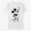 Coupon 🤩 Disney Mickey Mouse Simple Mickey Outline T-Shirt 👍