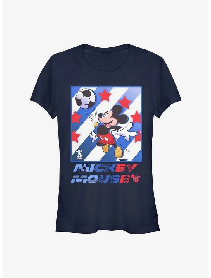 Brand new π Disney Mickey Mouse Mickey Football Star π§ Girls T-Shirt π - Image 2