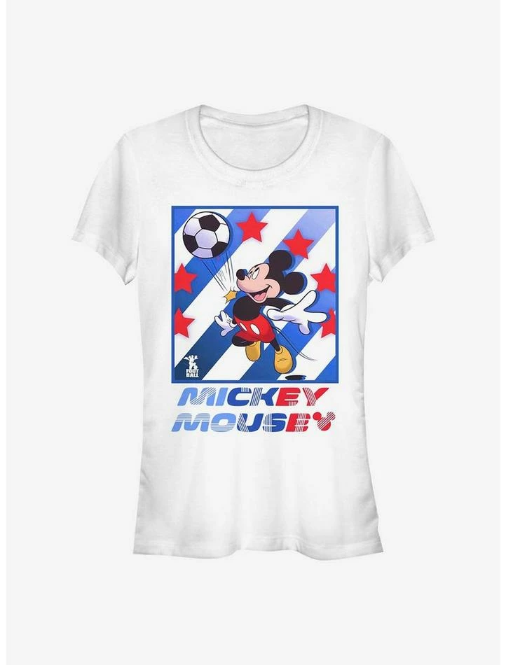 Brand new π Disney Mickey Mouse Mickey Football Star π§ Girls T-Shirt π - Image 3