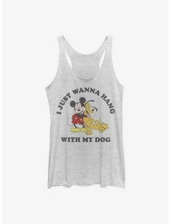 Best Pirce 😀 Disney Mickey Mouse Mickey 🐶 Dog Lover 👧 Girls Tank 🎁