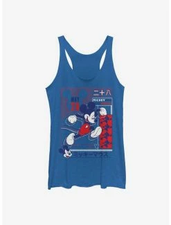Brand new 🎉 Disney Mickey Mouse Sporty Technical Mickey 👧 Girls Tank 😀