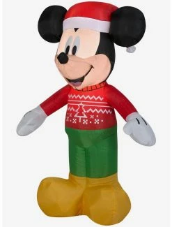 Cheap 🥰 Disney Mickey Mouse Mickey In Ugly Sweater Small Airblown 🎁