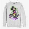 Buy ❤️ Disney Mickey Mouse Airbrush Mickey Crew Sweatshirt 🔔