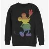 Hot Sale 🔥 Disney Mickey Mouse Love Is Love Pride Mickey Crew Sweatshirt 🤩