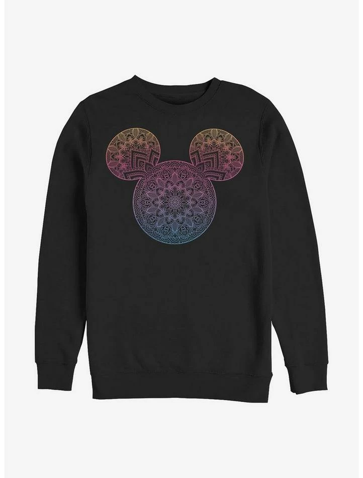 Cheapest π Disney Mickey Mouse Mickey Mandala Fill Crew Sweatshirt β