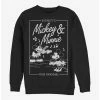 Cheap ❤️ Disney Mickey Mouse Mickey Minnie Music Cover Crew Sweatshirt 🎁