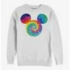 Budget 🎁 Disney Mickey Mouse Mickey Tie Dye Fill Crew Sweatshirt 🛒
