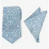 Best deal 🌟 Disney Mickey Mouse Teal Paisley Necktie and Pocket Square Set 😀