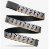 Cheap 🛒 Disney Mickey Mouse Poses Gray Clamp Belt 🧨