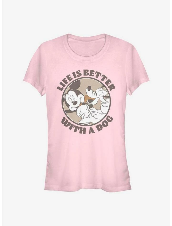 Coupon π Disney Mickey Mouse π Dog Life π§ Girls T-Shirt π