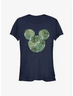 Best Pirce 😀 Disney Mickey Mouse Monstera Mickey 👧 Girls T-Shirt 😀