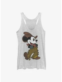 Brand new 😀 Disney Mickey Mouse Cowboy Mickey 👧 Girls Tank 🎁