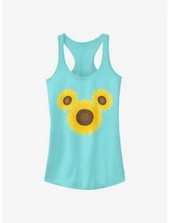 Best Pirce ✨ Disney Mickey Mouse Mickey Sunflower 👧 Girls Tank 🎉