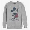 Cheap 😍 Disney Mickey Mouse Plaid Mickey Crew Sweatshirt 🤩