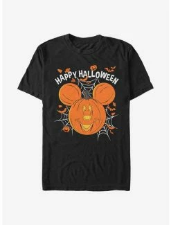 Outlet 👍 Disney Mickey Mouse Mickey Mouse Jack-O'-Lantern T-Shirt 🎉