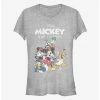 New 🛒 Disney Mickey Mouse Mickey Freinds Group 👧 Girls T-Shirt ⭐