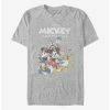 New 👍 Disney Mickey Mouse Mickey Freinds Group T-Shirt ⭐