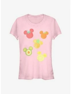 Promo 😉 Disney Mickey Mouse Assorted Fruit 👧 Girls T-Shirt 🧨
