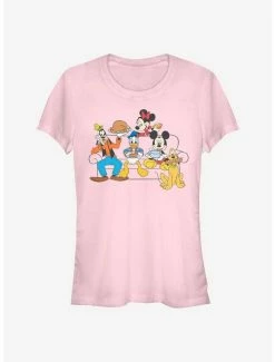 Cheapest 👏 Disney Mickey Mouse Friendsgiving 👧 Girls T-Shirt 💯