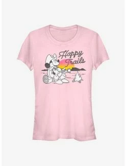 Budget ❤️ Disney Mickey Mouse Happy Trails 👧 Girls T-Shirt 🥰