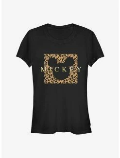 Top 10 😀 Disney Mickey Mouse Leopard Square Mick 👧 Girls T-Shirt 😍