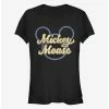 Cheapest 💯 Disney Mickey Mouse Mickey Script 👧 Girls T-Shirt 👏