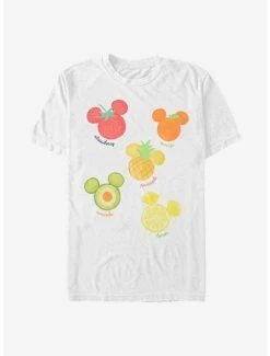 Outlet 🎁 Disney Mickey Mouse Assorted Fruit T-Shirt 🎁