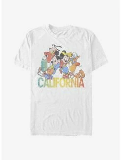Outlet ✔️ Disney Mickey Mouse California Group T-Shirt ✔️