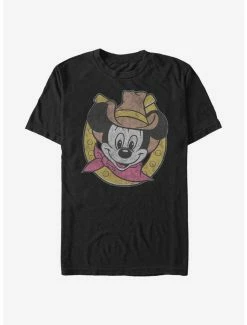 Best Pirce ⭐ Disney Mickey Mouse Cowboy Mickey T-Shirt 🛒