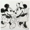 Budget ❤️ Disney Mickey And Minnie 24" x 24" Canvas Wall Décor 🎁