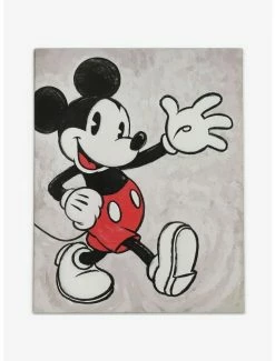 Promo 😍 Disney Mickey Mouse Head Canvas Wall Décor ⌛