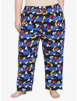 Wholesale 🔥 Disney Mickey Mouse Stripe 👧 Girls Pajama Pants Plus Size 🥰