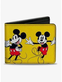 Coupon 👏 Disney Mickey Mouse Poses Bifold Wallet 🔔